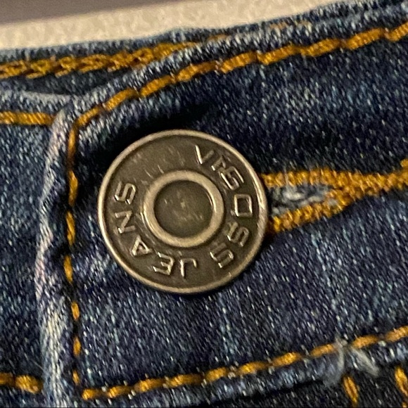 Vigoss girls denim shorts butterfly embellished‎ pockets size 10 - Picture 5 of 12